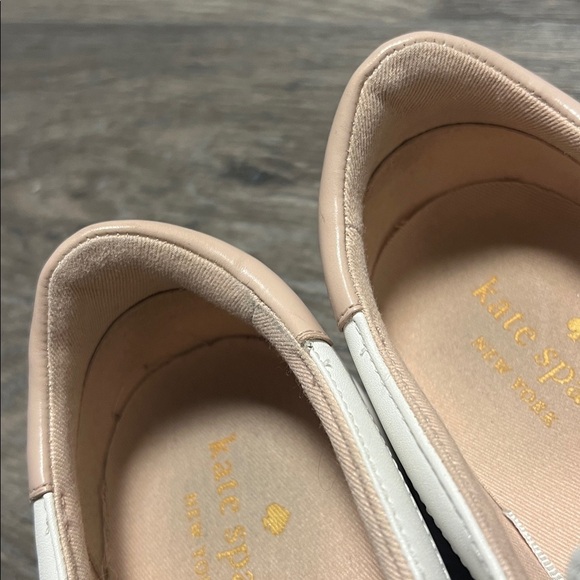 Kate Spade Azores perforated leather slip on shoes, white, size 8.5 - Picture 16 of 16